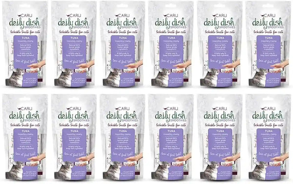 CARU - Daily Dish Tuna Flavored Cat Smoothies - 0.5Oz Tubes - 4 Pack13