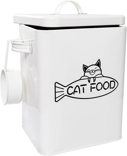 Vumdua Dog and Cat Food Storage Container, Farmhouse Pet Food Containers with Lid and Dry Food Scoop, Durable Airtight Great Gift for Pet Owners1