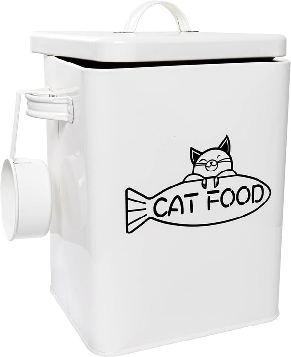 Vumdua Dog and Cat Food Storage Container, Farmhouse Pet Food Containers with Lid and Dry Food Scoop, Durable Airtight Great Gift for Pet Owners1