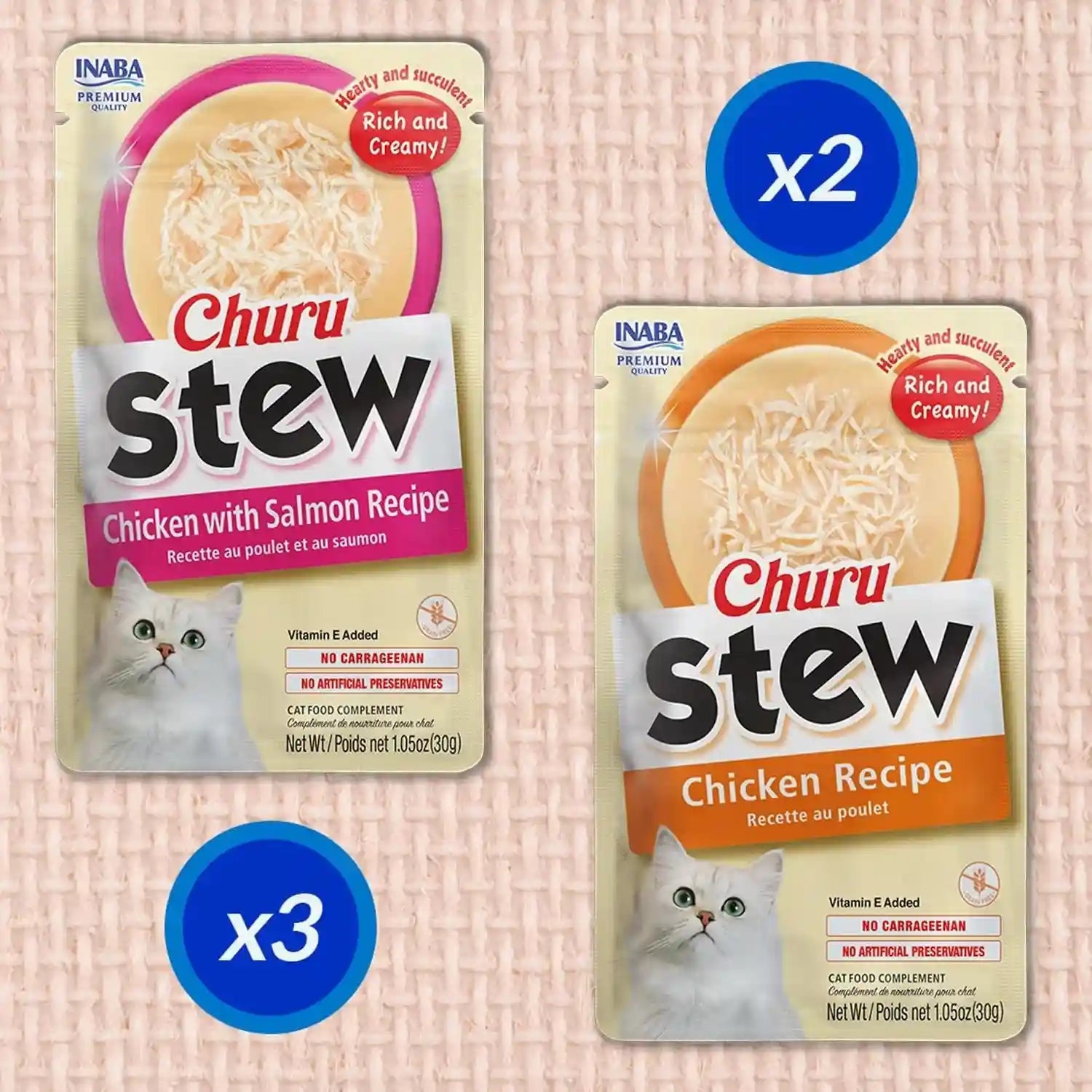 inaba-churu-stew-for-cats-creamy-puree-side-dish-pouch-1-05-oz-pouches-15-pouches-total-chicken-variety
