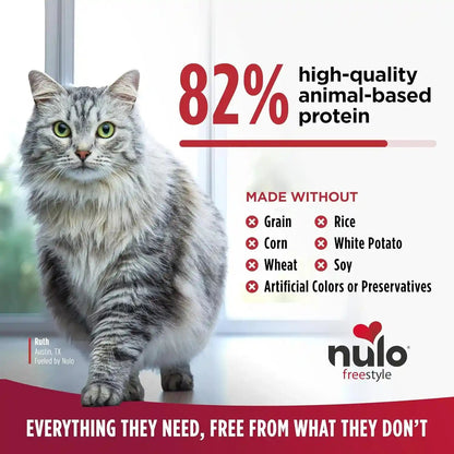 Nulo Freestyle Dry Cat Food Indoor - Duck & Cod, High Protein Grain-Free Dry Cat Food, Natural Kibble with Probiotics and Omegas Fatty Acids, 4Lb Bag2
