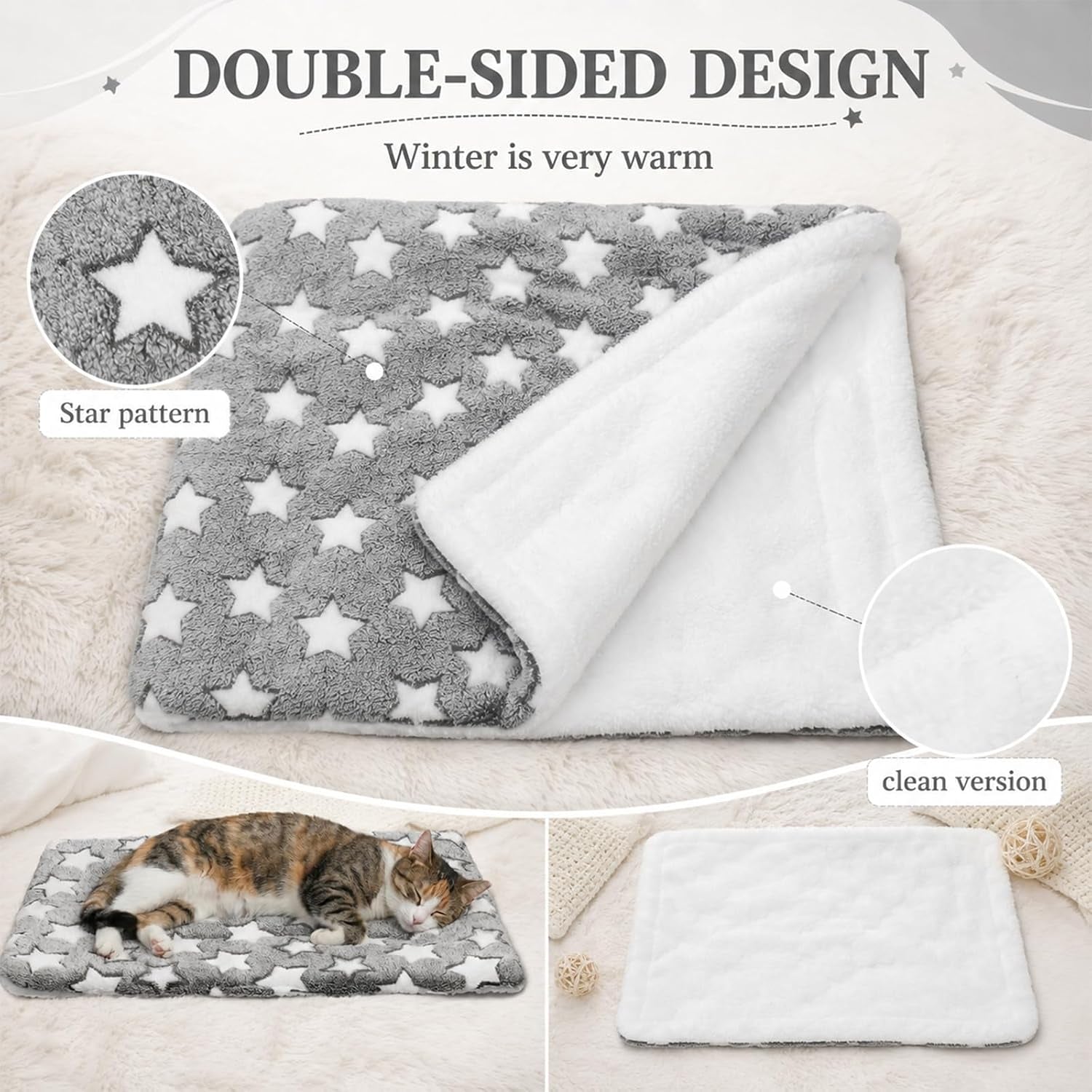 4-pcs-dog-bed-mat-comfortable-soft-pad-for-pets-reversible-crate-pads-dog-crate-bed-washable-cute-star-pet-beds-for-cage-portable-soft-kennel-mat-for-outdoor-sleeping-small-dogs-cat-sleeping