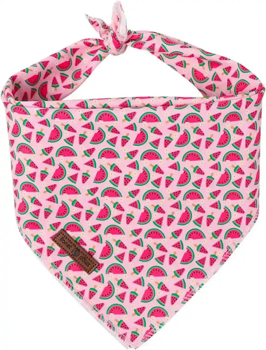 lionet-paws-dog-bandana-for-small-medium-large-dogs-cat-kerchief-blue-doit-triangle-bibs-scarf-for-girl-or-boy