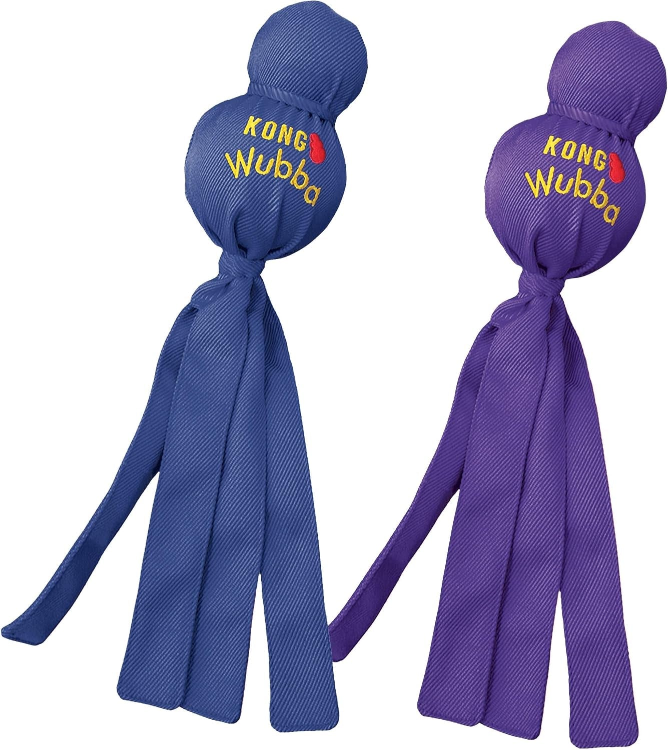 kong-wubba-dog-toy-2-pack-durable-interactive-tug-toss-toy-with-reinforced-nylon-floppy-tails-for-fetch-shake-squeaky-play-large-2-pack