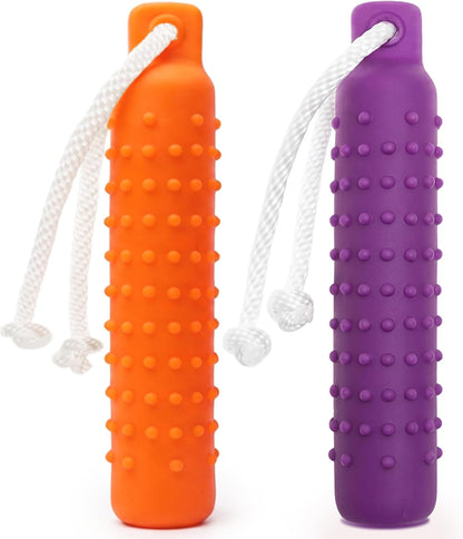 Dog Water Toys, 2 Pack Floating Bumper Fetch Toy Dummy | Interactive Retrieving Training Float Pet Rope Toy for Pool, Lake Outdoor Small Medium Large Dogs10