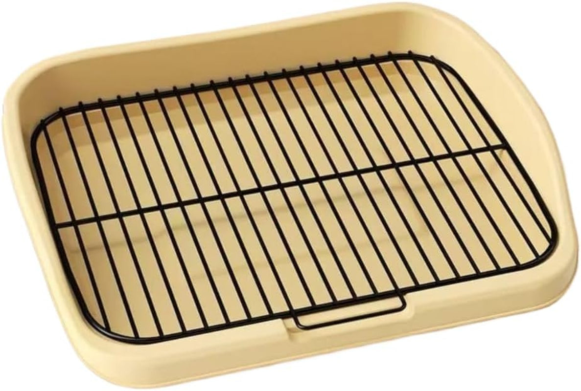 mesh-dog-potty-tray-removable-stable-structure-indoor-outdoor-dog-training-toilet-litter-box-for-small-medium-dogsgrey