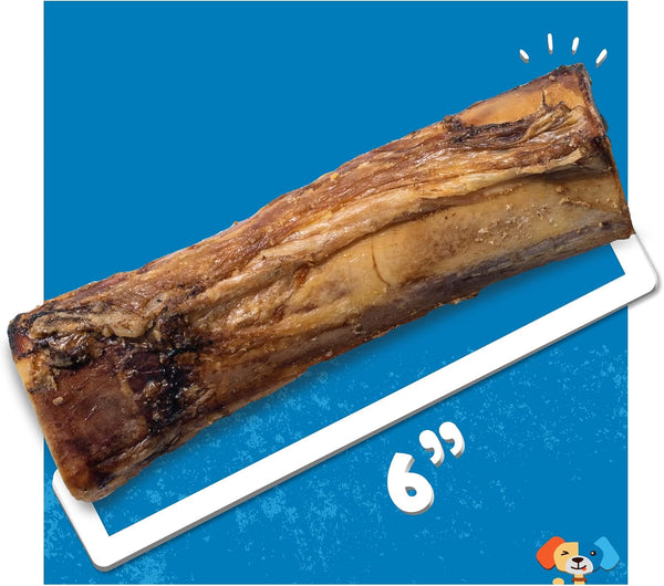 Jack&Pup Marrow Bones for Dogs, Long Lasting Dog Bones for Large Dogs, 6" Marrow Bone, Natural Beef Bone (1 Pack)3