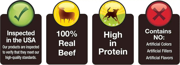 Cadet 100% Real Beef Strips Dog Treats, 8 Oz | Single Ingredient Beef Esophagus Dog Jerky, Healthy High Protein Dog Bones, Rawhide Alternative, for Small & Large Dogs3