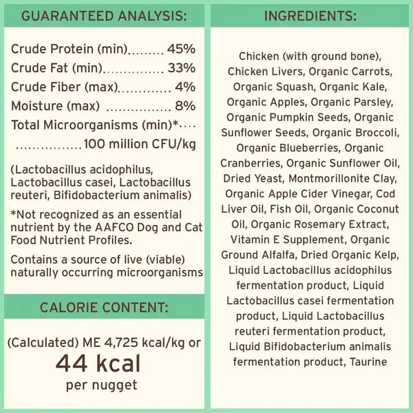 Primal Freeze Dried Dog Food Nuggets, Chicken; Complete Balanced Meal, Topper or Treat; Premium, Healthy, Grain Free, High Protein Raw Dog Food, 14 Oz | Complete & Balanced Nutrition, Meal, Topper or Treat, Grain-Free, High Protein, No Synthetic Vitamins & Minerals7