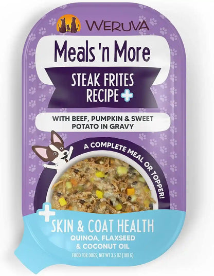 Weruva Meals 'N More Natural Wet Dog Food, Belly Belly Nice! Digestive Support Variety Pack, 3.5Oz Cup (Pack of 10)17