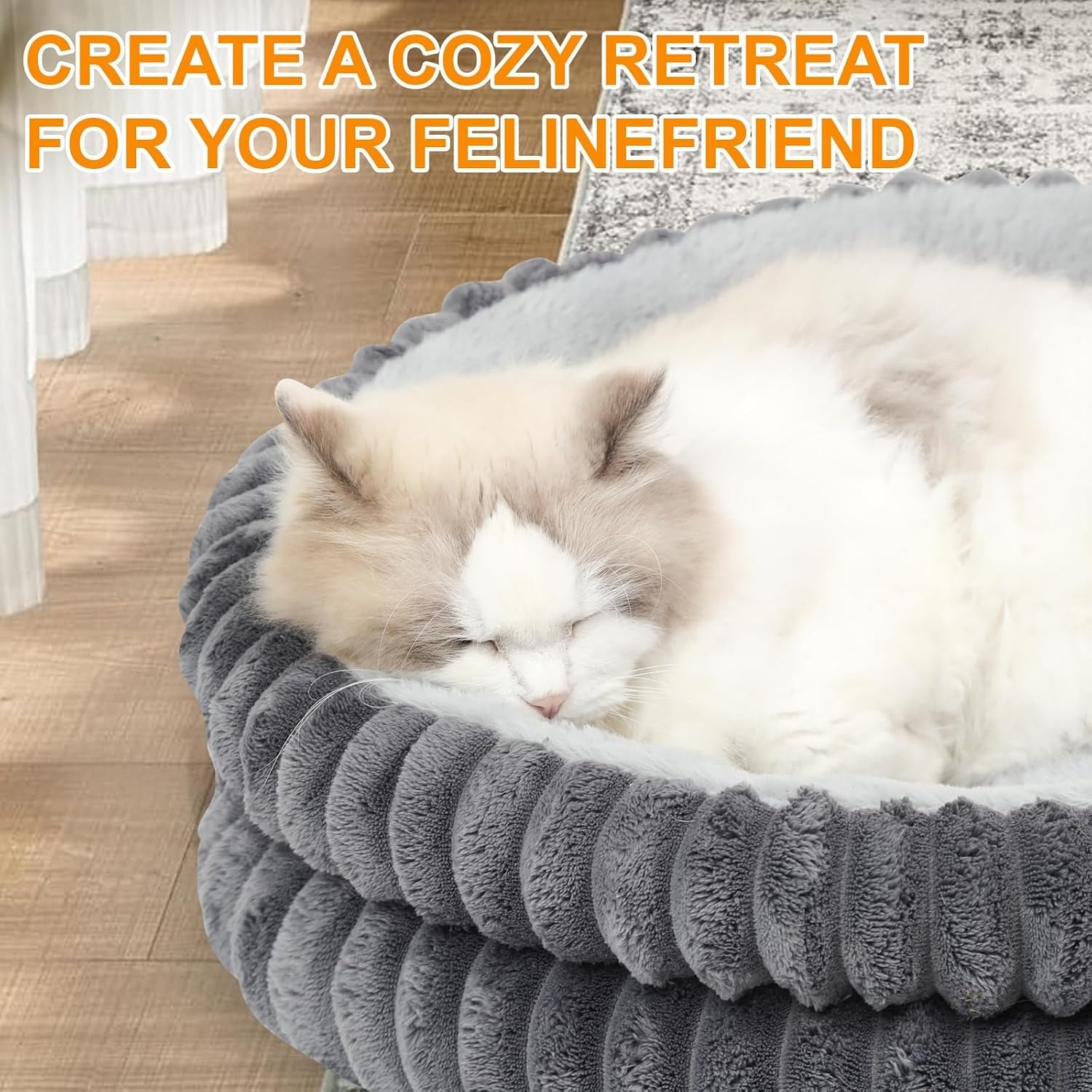 cat-beds-for-indoor-cats-washable-round-donut-dog-bedgrey-s-cute-fluffy-puppy-dogs-beds-for-small-dogs-cat-bed-with-anti-slip-bottom-round-dog-cat-beds-for-indoor-cats