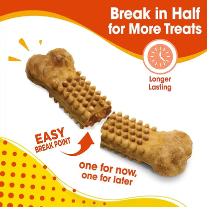 Nylabone Nubz Natural Dog Treats Made with Real Chicken, Large, 40 Count | Long Lasting Dog Chews, Made in the USA, Limited Ingredients, Highly Digestible, Dog Dental Treats for Large Dogs 30+ Lbs2