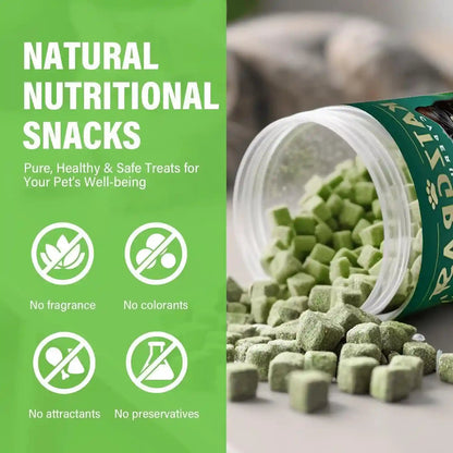 Cat Grass Treats for Indoor Cats, Crunchy Wheatgrass Snacks for Cats, 120G | Ready-To-Eat Wheatgrass Treats,Supports Natural Digestive Health & Hairball Passage,Grain-Free & Crunchy for Dental Care3