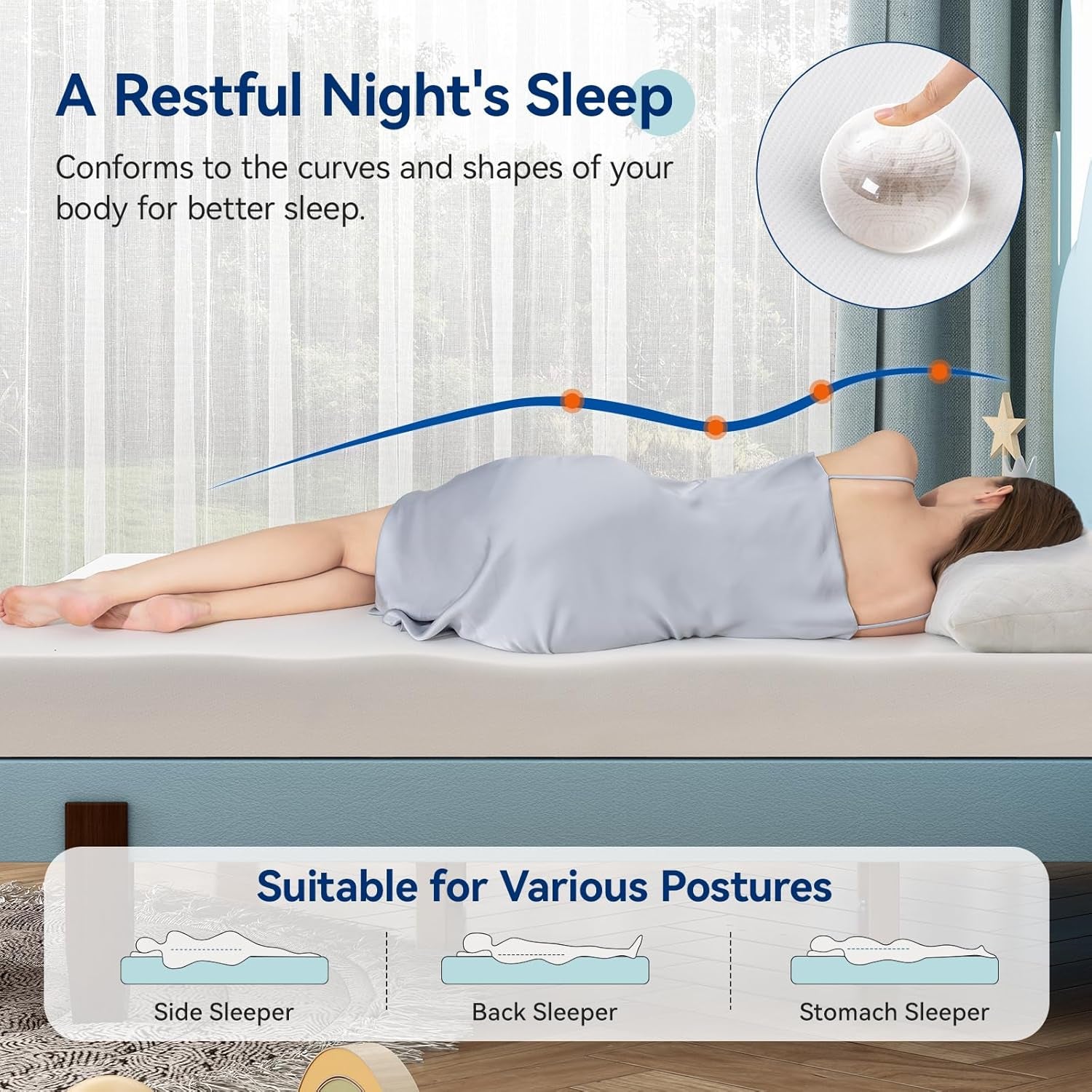 memory-foam-mattress-soft-plush-feel-breathable-6-inch-twin-white-grey