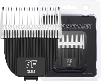 1Pack Flash Clipper Professional Detachable Replacement Blades,Compatible with Kenchii Flash Clipper Blade（Size 7F-3Mm ）1