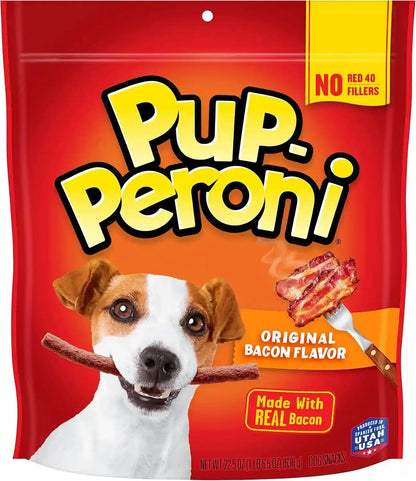 Pup-Peroni Dog Treats, Original Bacon Flavor, 22.5 Ounce, Made with Real Bacon11