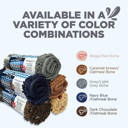 Soggy Doggy Slopmat Dog Food & Water Mat, Gray, 18X24 | Non-Slip Backing; Traps Kibble, Crumbs & Spills; Kitchen, Laundry Room, Crate-Side Use; Quick-Dry Chenille7