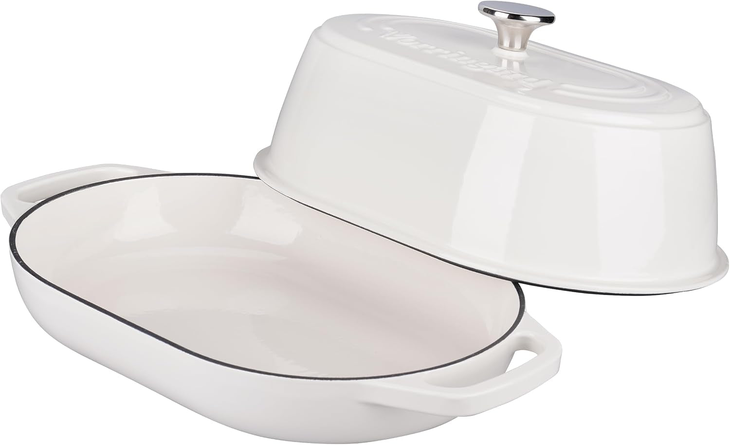 enameled-cast-iron-dutch-oven-pot-with-dome-lid-oval-bread-oven-for-homemade-sourdough-bread-baking-oven-safe-up-to-500-f-6-quart-white