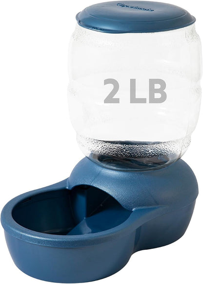Petmate Replendish Feeder Automatic Cat and Dog Feeder, Pearl Peacock Blue, 10 LB, Made in USA19