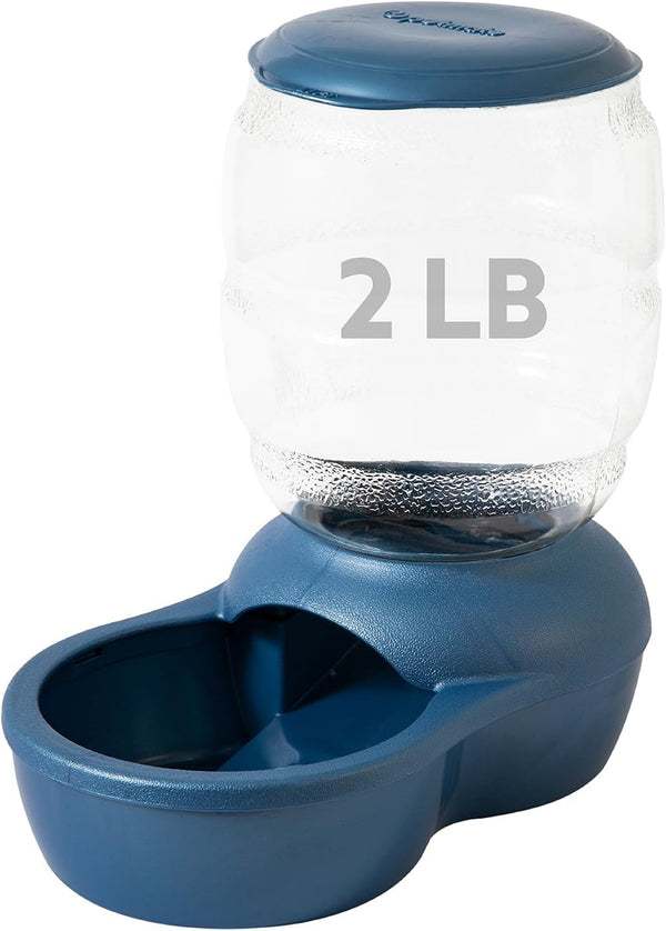 Petmate Replendish Feeder Automatic Cat and Dog Feeder, Pearl Peacock Blue, 10 LB, Made in USA19