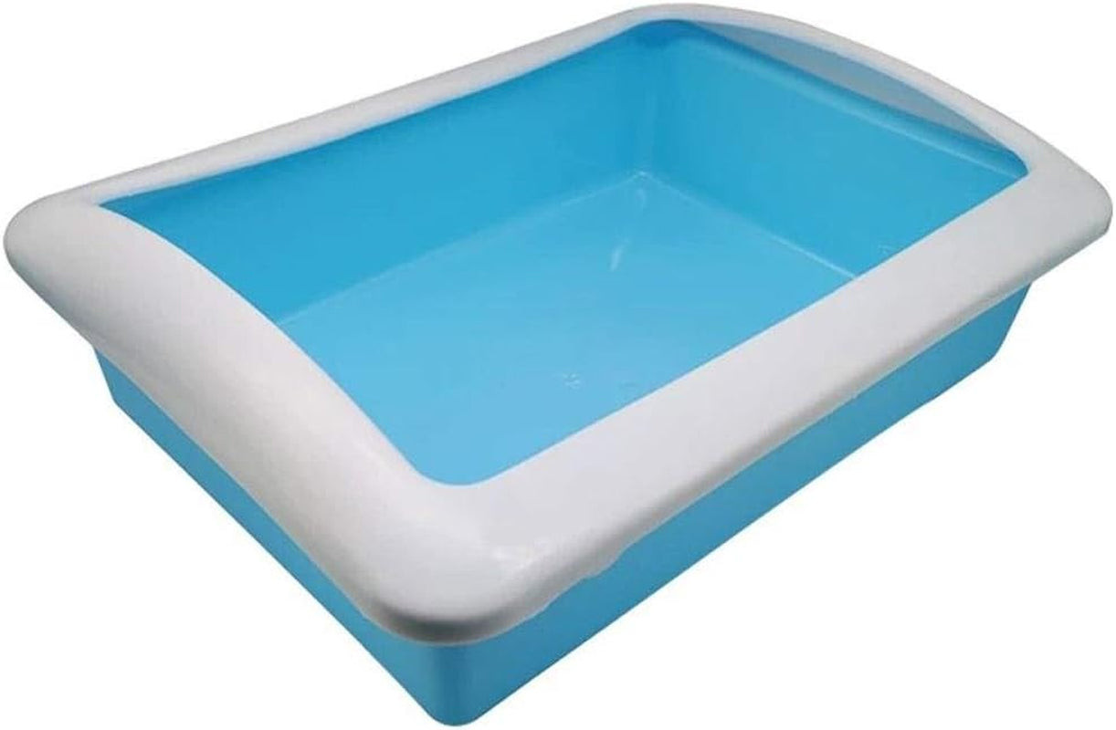 dog-potty-training-toilet-semi-enclosed-cat-toilet-open-litter-pot-urinal-small-pet-suppliesblue
