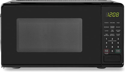 Mainstays 0.7 Ft. Countertop Microwave Oven, 700 Watts, Black(Black)1