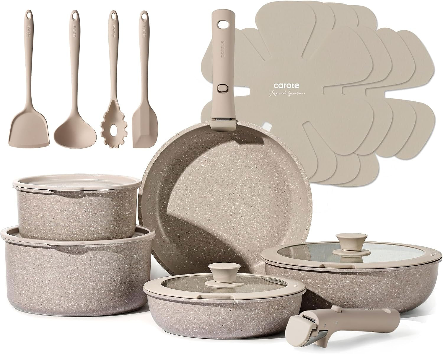 19pcs-pots-and-pans-set-non-stick-detachable-handle-cookware-sets-ultra-nonstick-space-saving-dishwasher-oven-safe-non-toxic-kitchen-apartment-camping-rv-traveling-taupe