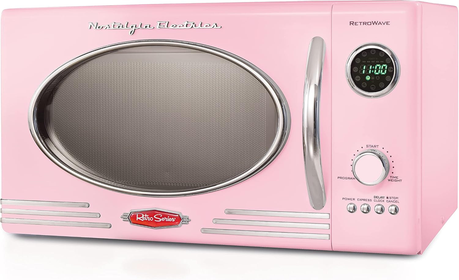 retro-countertop-microwave-oven-large-800-watt-0-9-cu-ft-12-pre-programmed-cooking-settings-digital-clock-kitchen-appliances-pink-retro-wide-2-slice-toaster-vintage-design