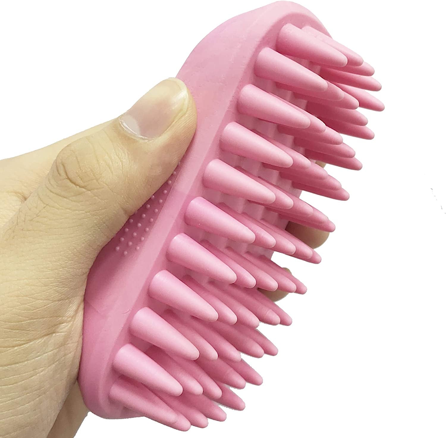 pet-silicone-shampoo-brush-for-long-short-hair-medium-large-pets-dogs-cats-shower-wash-curry-brush-dog-hair-products-accessories-dog-back-massage-for-long-short-hair-small-large-pets-dogsgreen