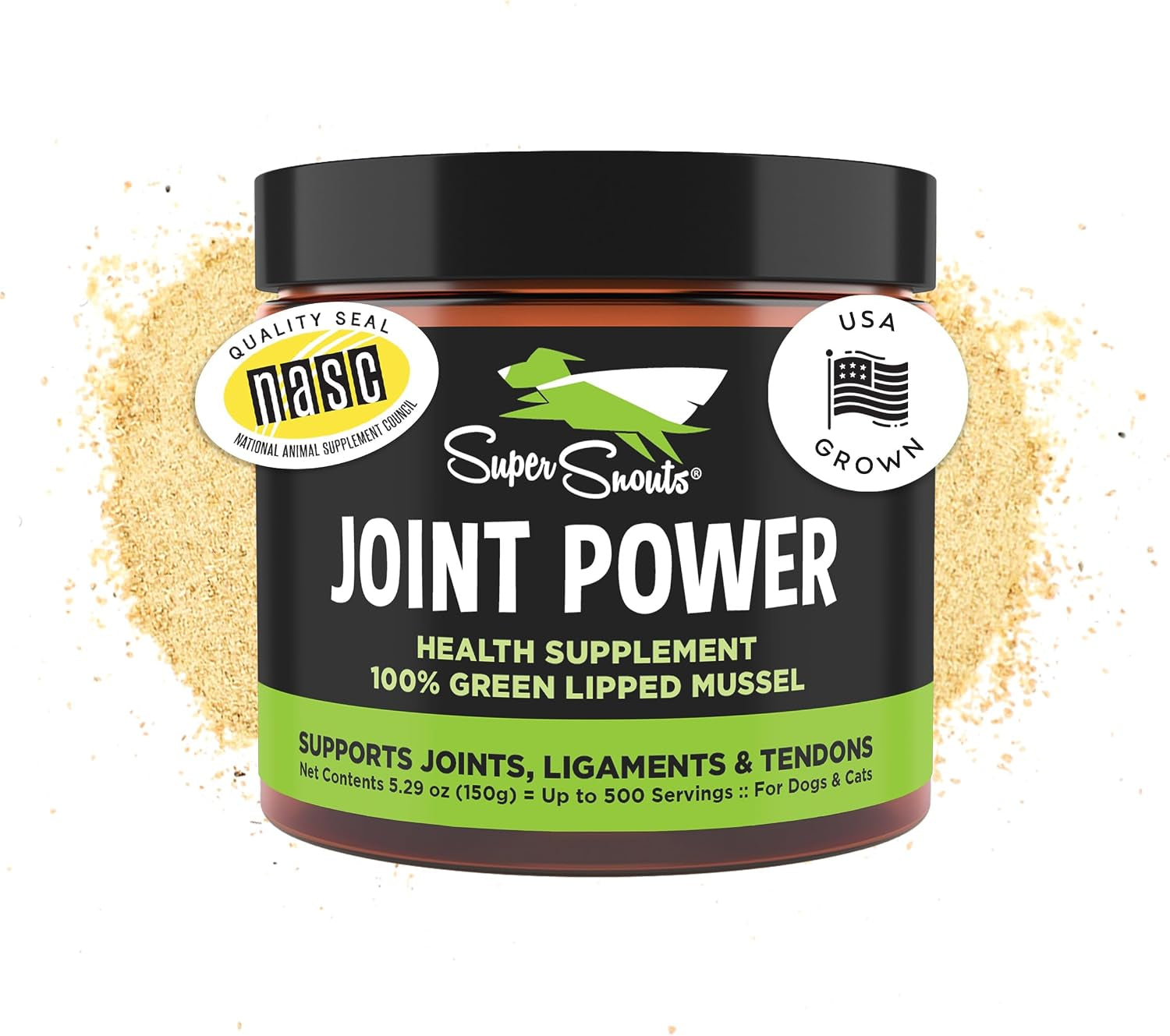joint-power-supplement-powder-for-dogs-cats-2-64-oz-jar-joint-supplement-powder-made-with-100-green-lipped-mussels-to-support-joints-tendons-and-ligaments