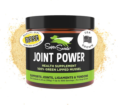 Joint Power Supplement Powder for Dogs & Cats, 2.64 Oz Jar | Joint Supplement Powder Made with 100% Green Lipped Mussels to Support Joints, Tendons, and Ligaments7