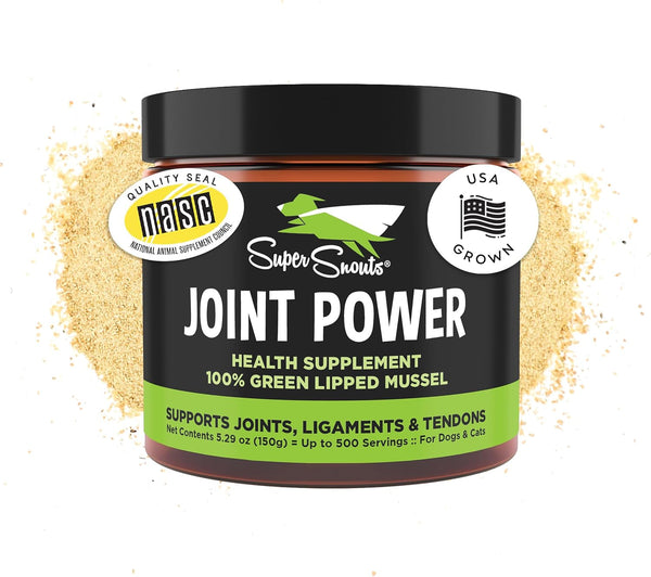 Joint Power Supplement Powder for Dogs & Cats, 2.64 Oz Jar | Joint Supplement Powder Made with 100% Green Lipped Mussels to Support Joints, Tendons, and Ligaments7