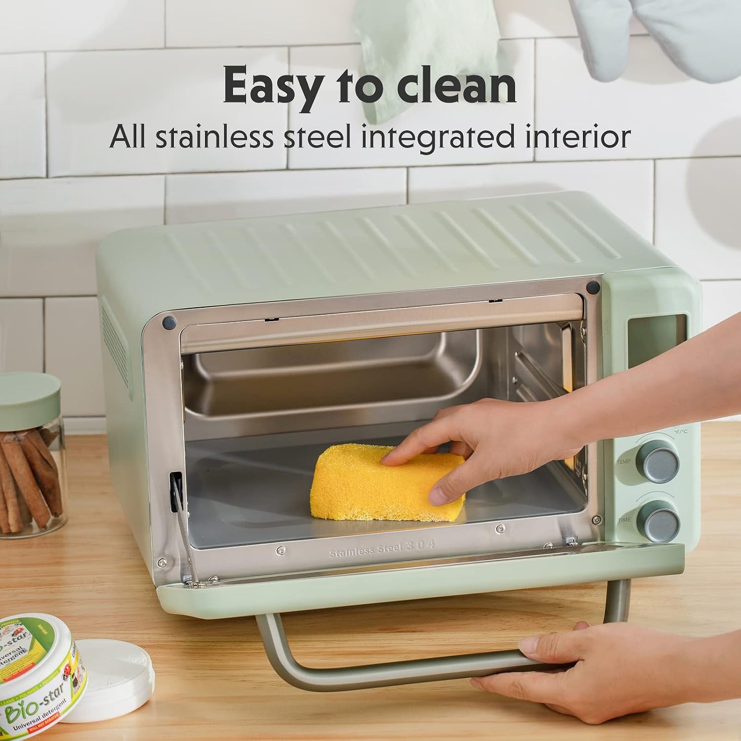 t103-countertop-toaster-oven-12qt-no-pre-heat-needed-7-cooking-modes-retro-mini-toaster-oven-with-grill-rack-and-baking-tray-cozy-greenish