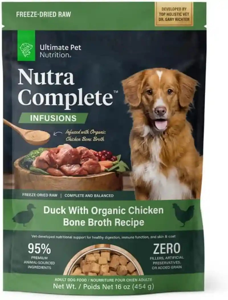 ultimate-pet-nutrition-nutra-complete-100-freeze-dried-raw-veterinarian-formulated-dog-food-with-antioxidants-prebiotics-and-amino-acids-1-pound-beef
