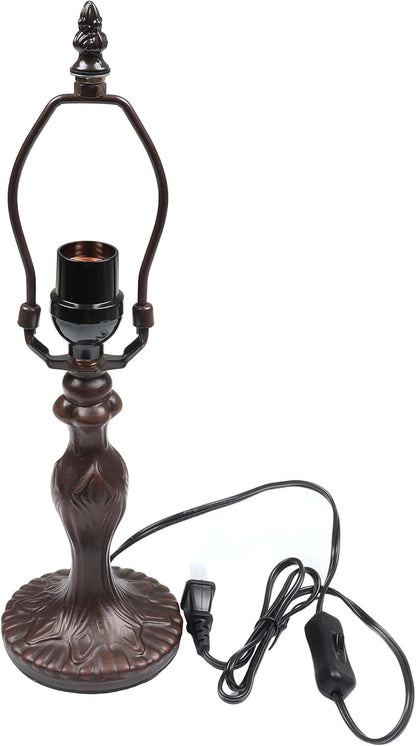B10718 Antique Brown Table Lamp Base with E26 Light Socket, 4" Wx14.5 H1