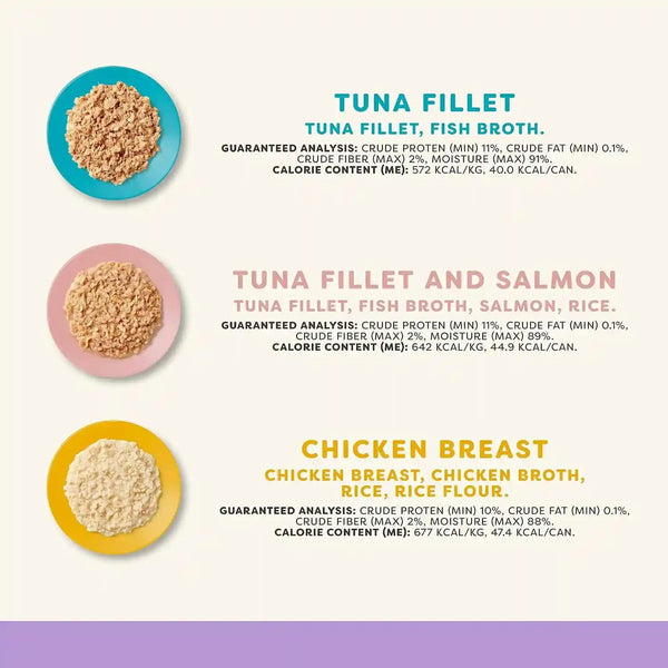 Applaws Kitten Variety in Broth Wet Food, 3-Flavor 16-Pack 2.47 Oz Cans | Tuna, Salmon & Chicken Variety, 100% Natural, High Quality Protein, Limited Ingredient, Complementary Wet Food, Grain Free2