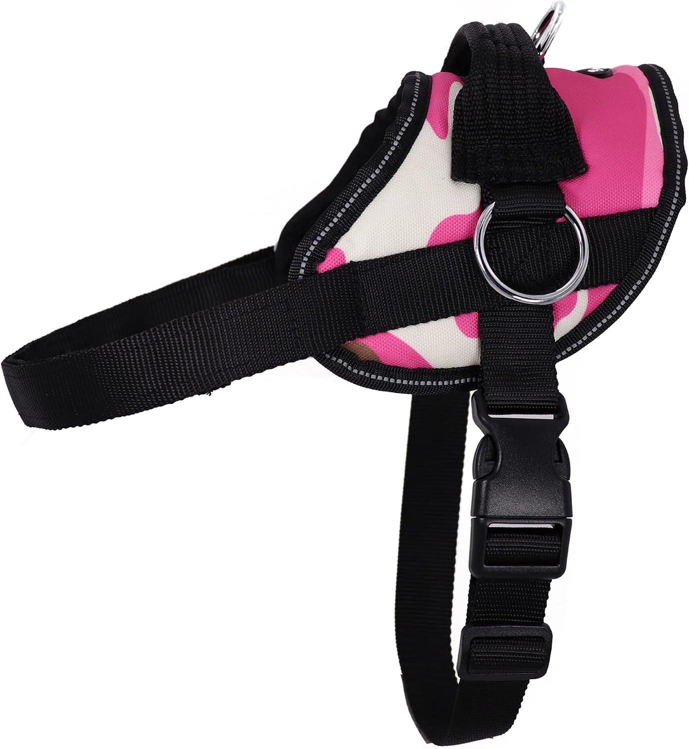 bark-appeal-tan-plaid-no-pull-dog-harness-for-extra-small-to-small-sized-pets-adjustable-reflective-vest-with-3-leash-clips-for-added-control-easy-walks-training-small