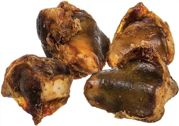 Pawstruck Natural Knee Cap Dog Bones - Treats for Aggressive Chewers, Low Fat & High Protein Chews, Beef Flavor, Long-Lasting Rawhide Alternatives - 10 Pack, Packaging May Vary3