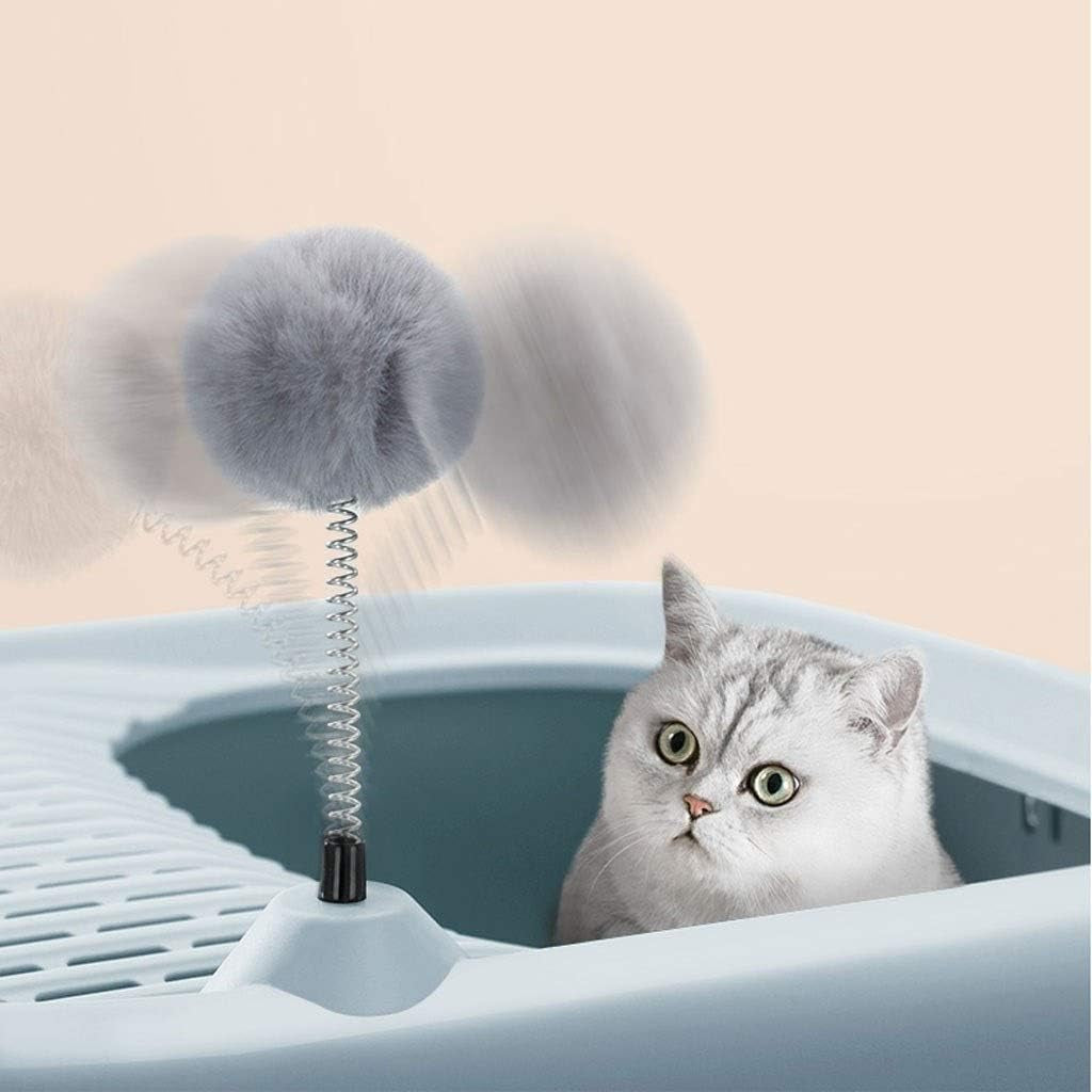 dog-potty-training-toilet-creative-cat-litter-box-fully-enclosed-drawer-top-entry-toilet-supplies-oversized-deodorant-pan-bluepink