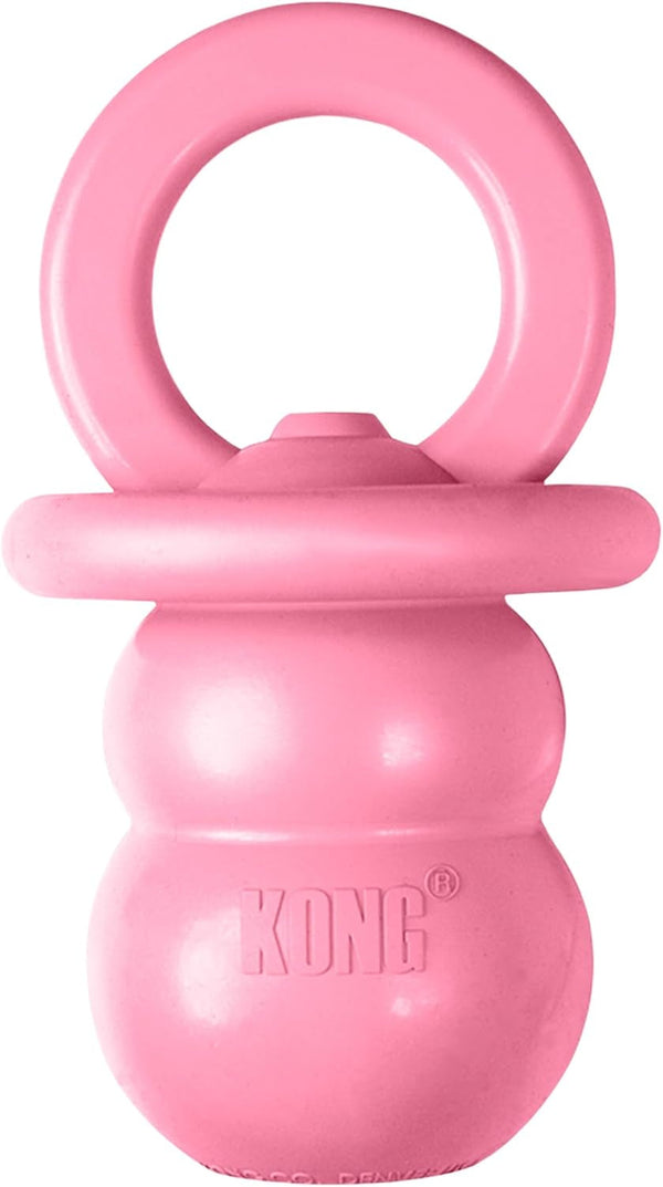 KONG Puppy Binkie - Pacifier Dog Toy for Puppies - Stuffable Treat Chew Toy for Treats - Durable Natural Rubber for Teething Puppy - for Small Puppies - Blue8