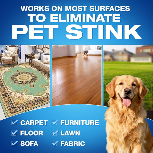 Pet Odor Eliminator Spray for Home, Fragrance Free Dog and Cat Urine Odor Remover for Carpet, Litter Box, Furniture, Pet Bedding and Floors, Colorless, 16.9 Fl Oz4