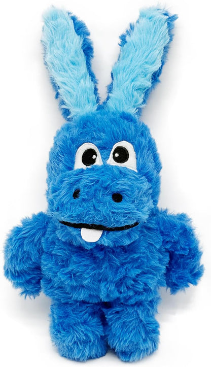 Donkey Squeaky Plush Dog Toy for Small Medium Large Dogs, Blue | Stuffed Plush, Crinkle, Squeaky, Lightweight, for Tug and Chew, Indoor Outdoor Play Keep Dog Busy, Birthday Gift1