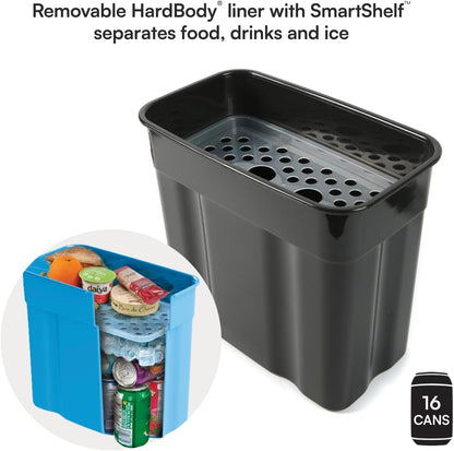 Deep Freeze Cooler - Zipperless Hardbody Cooler - Deep Freeze Insulation, Hardbody Liner, and Smartshelf3