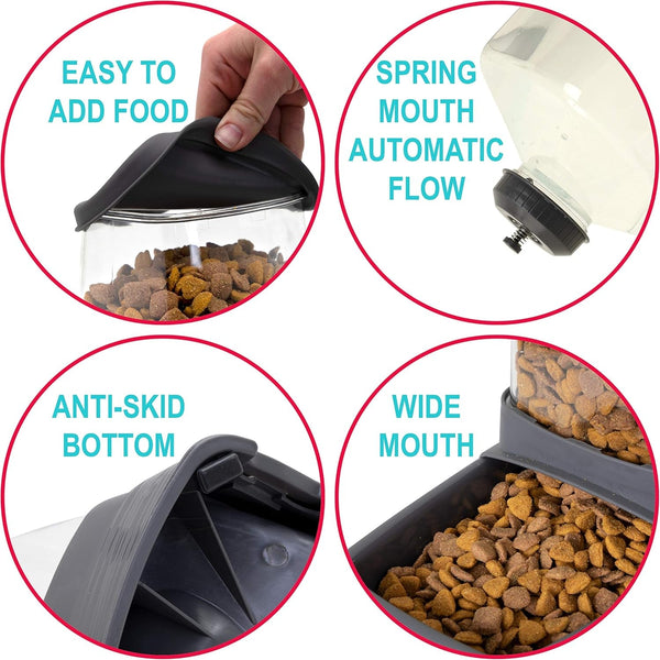 Sportpet Gravity Feeder and Waterer, Large7