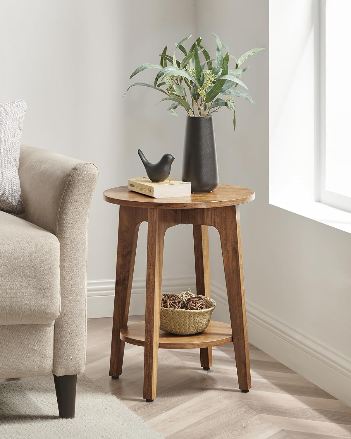 vasagle-maezo-collection-side-table-2-tier-small-round-end-table-nightstand-with-tapered-legs-curved-transitions-for-small-spaces-living-room-bedroom-honey-brown-ulet283t41