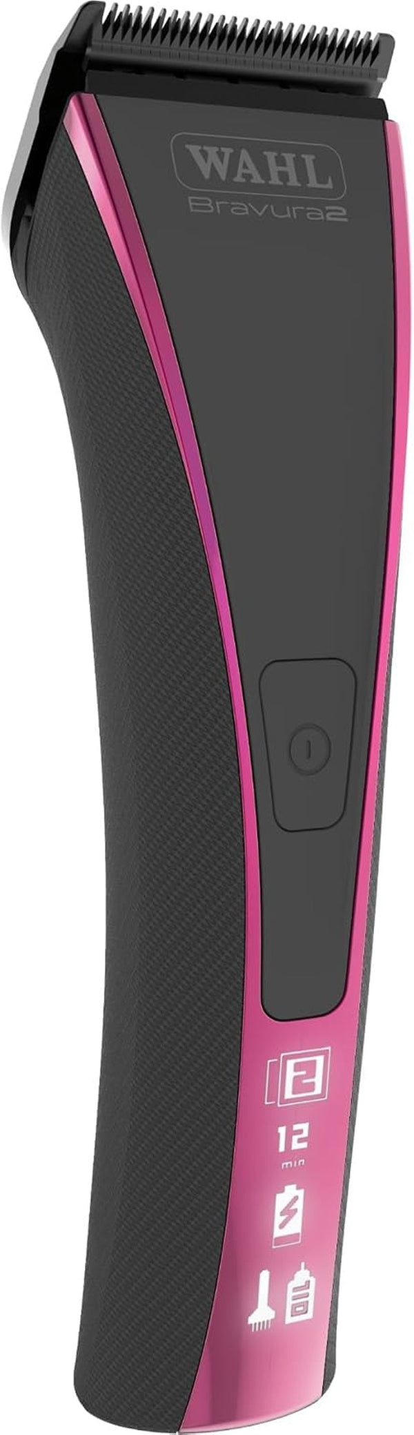 Wahl Pro Animal Bravura2 - Cordless Professional Pet Clipper for Dogs, Cats & Horses - Multi-Speed - Durable & Easy to Carry - USB Charging - Travel-Friendly - Comfortable Grip - Brilliant Rose2