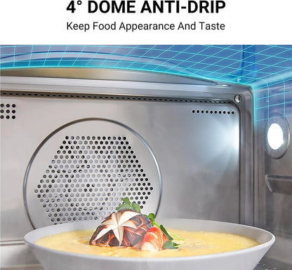 6-IN-1 Compact Steam Oven, Combi Oven Countertop with Convection Steam & Bake, Ferment, Air Fryer, Slow Cook, Smart APP Control, 36 Preset Menus and Steam Cleaning, 20L4