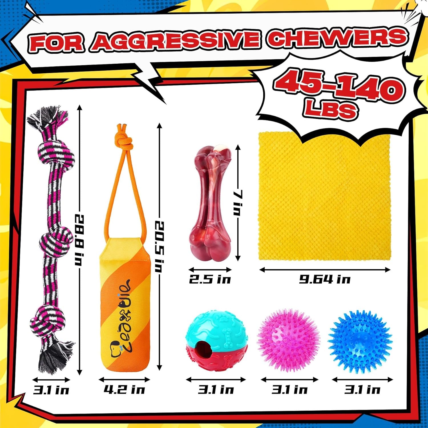 zeaxuie-12-pack-heavy-duty-various-dog-chew-toys-pack-for-aggressive-chewers-includes-large-rope-toy-squeaky-toys-indestructible-chew-bone-for-medium-large-x-large-breeds-dogs