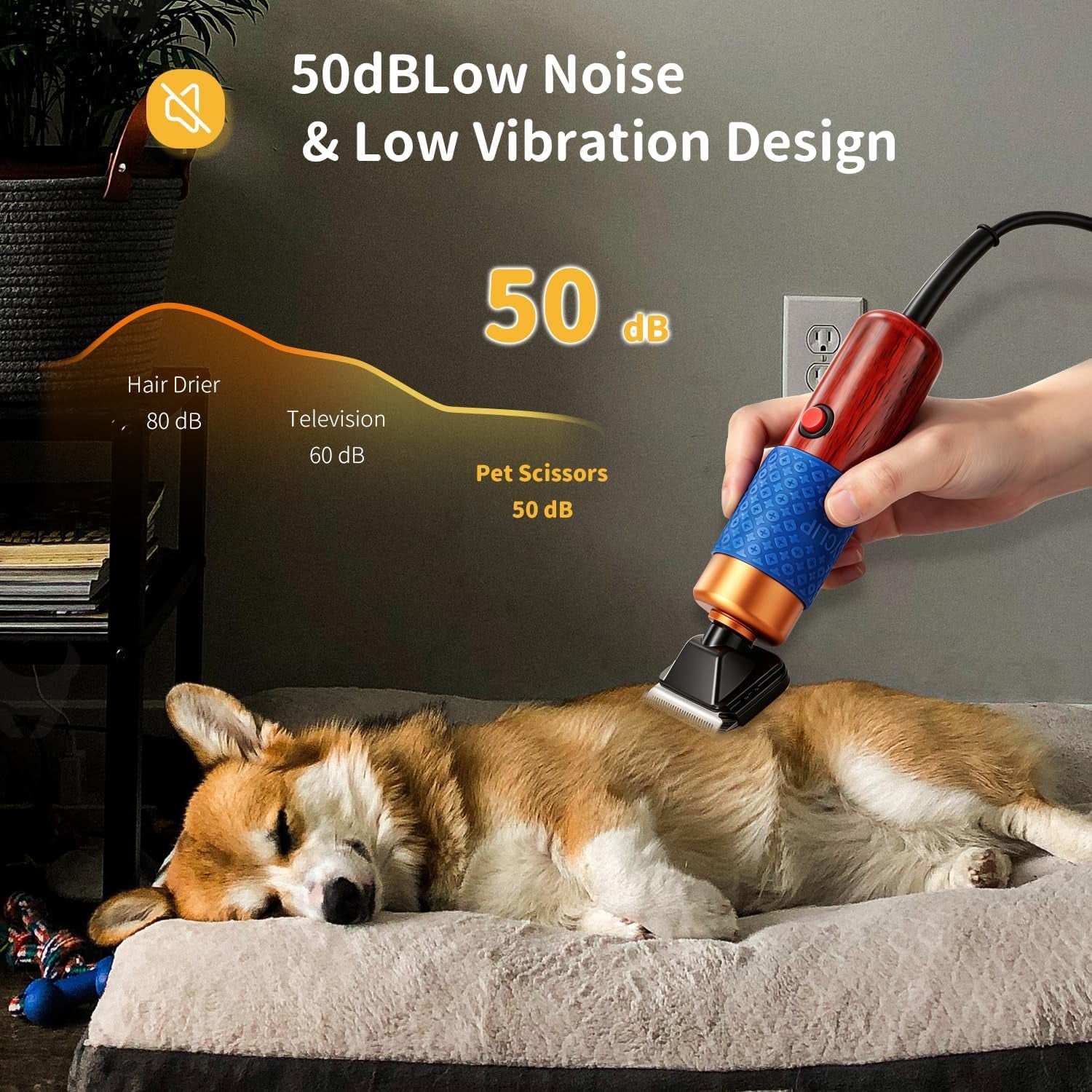 dog-shears-clippers-for-grooming-sheep-shears-for-dogs-with-thick-hair-200w-pet-clipper-kit-with-spare-blade-low-noise-vibration-for-cat-sheep-dog-110-240v