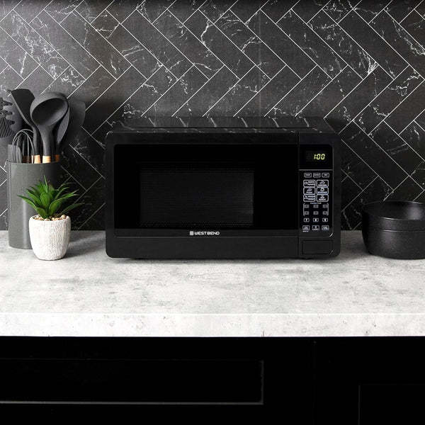 Microwave Oven, 0.7 Cu.Ft., 700-Watts, in Black Finish |  Microwave Oven, 700-Watts, 10 Power Levels, 6 Presets, Glass Turntable, 0.7 Cu.Ft., in Black3